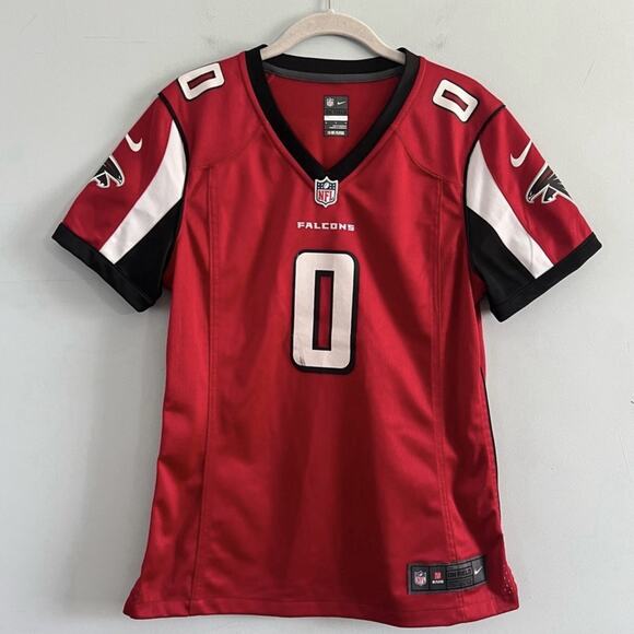 Nike Atlanta Falcons Tubbs #0 Womens Red NFL Football Jersey - Picture 1 of 5